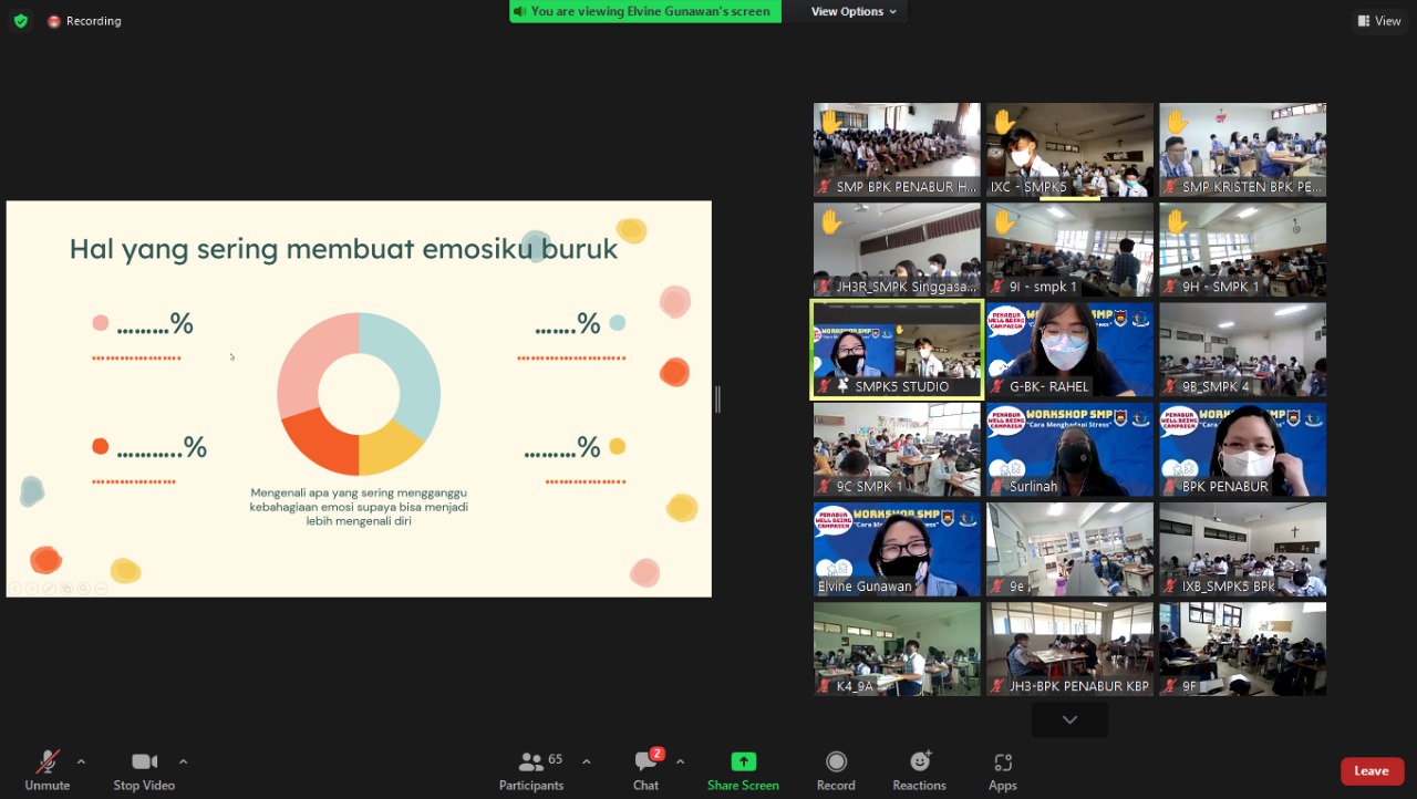 Webinar Cara Menghadapi Stress Siswa Kelas 9 5