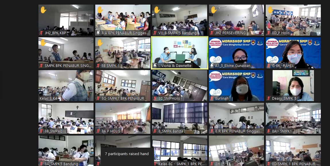 Workshop  Cara Menghadapi Stress Siswa Kelas 8 3