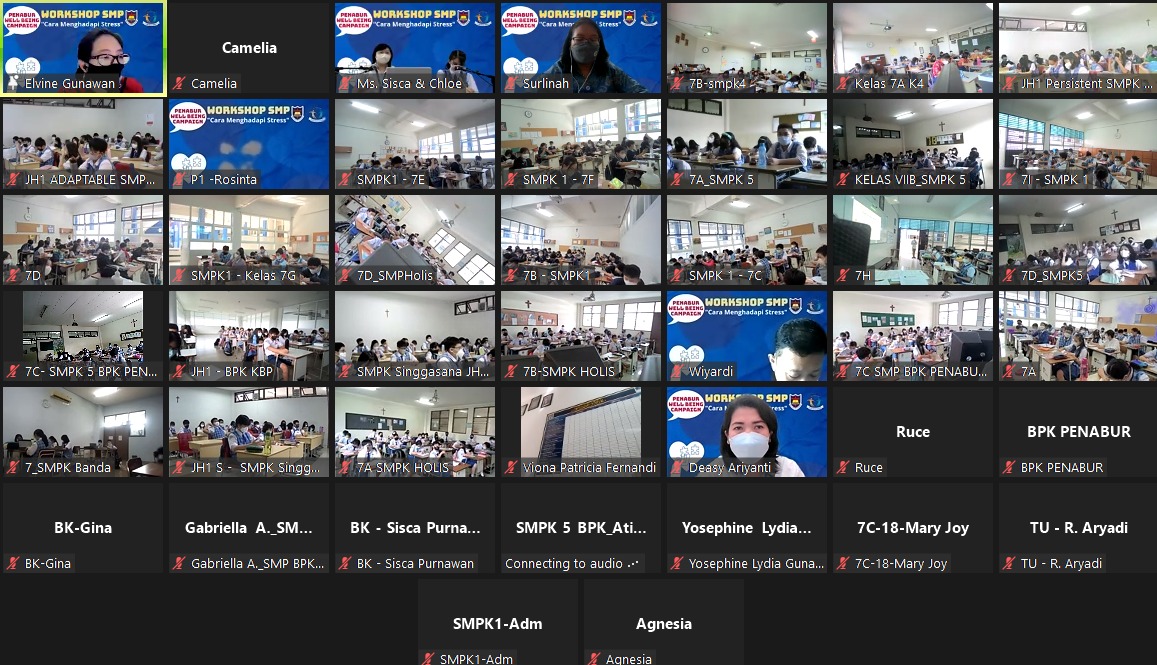 Workshop  Cara Menghadapi Stress Siswa Kelas 7 3